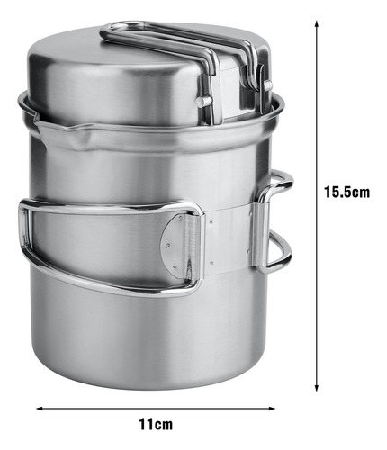Sandiario Set De Cocina Mini Estufa De Leña Color Color Acero Inoxidable