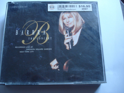 Cd Barbra Streisand Live At The Madison Square Garden 2cd