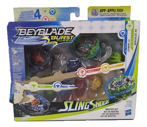 Beyblade Burst Turbo Slingshock Master Set Da Hasbro E6779