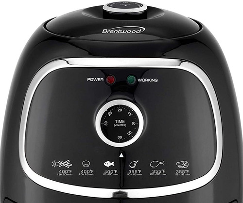 Brentwood Freidora De Aire Caliente Air Fry 1200w 2 Litros