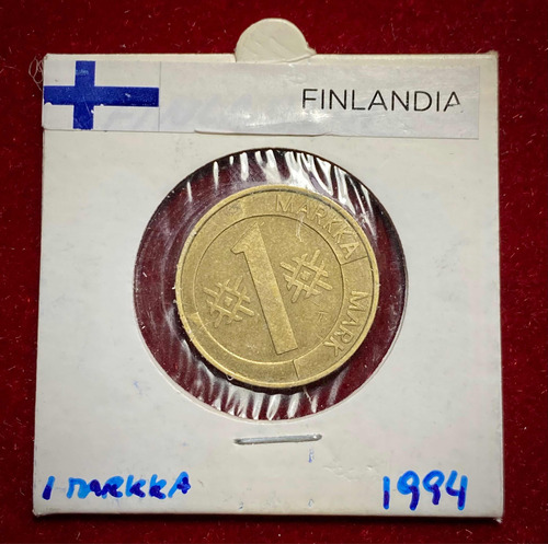 Moneda 1 Marco Finlandia 1994 Km 76