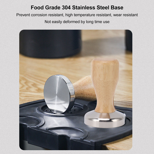 Granos En Polvo Coffee Tamper 304 Con Base De Acero Inoxidab