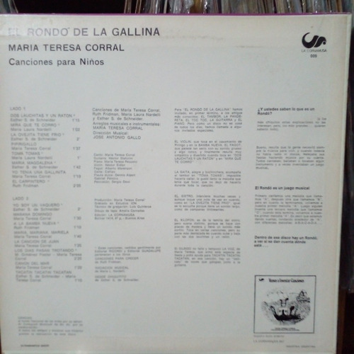 Maria Teresa Corral Disco De Vinilo Lp Infantil (Usado)