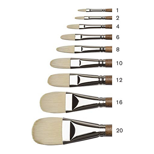 Pincel Para Pintura Al Óleo Winsor & Newton, Marrón, Nr. 1