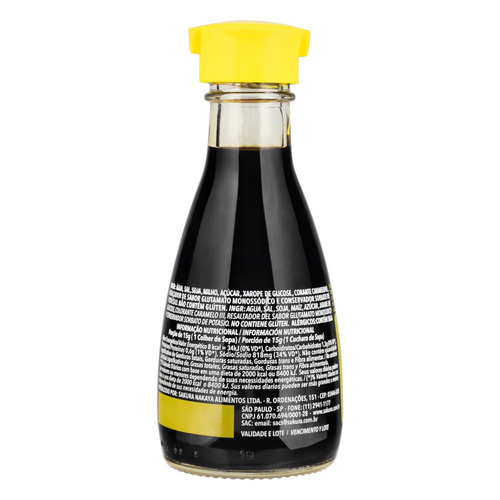 Imagem 2 de 2 de Molho de Soja Sakura Premium sem glúten 150 ml