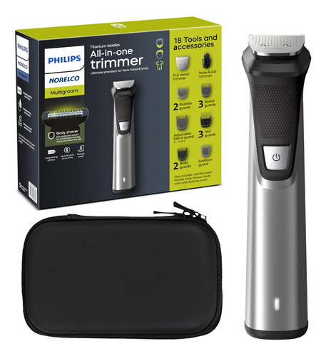 Kit De Aseo Philips Norelco Multigroom 9000 Mg9740 18 En 1
