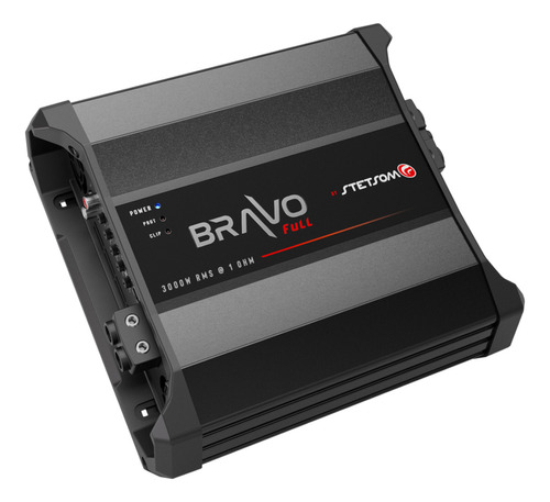 Potencia Stetsom Monoblock Bravo Fullrange 3000w Rms 1 Ohm