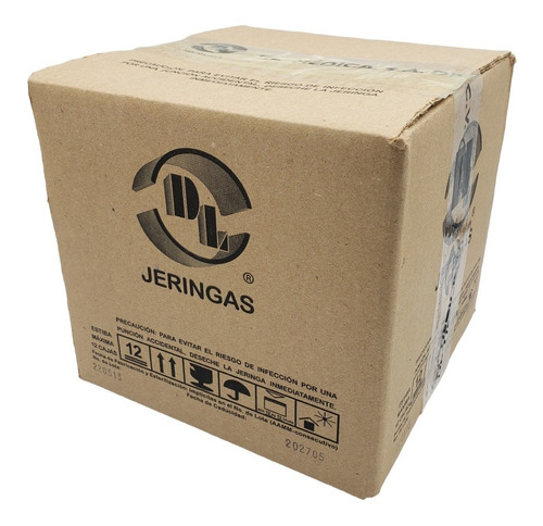 Jeringa 10ml Aguja 22g X 32mm Dl Caja C/100 Pz Capacidad En Volumen 10 Ml