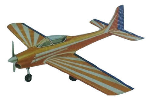 Avion Aeromodelismo Rc Entrenador Acrobatico 1.64 Mts Fibra