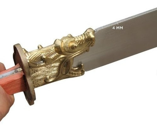 Espada Kung Wushi Fu 9 Anillos 100 Cm X 12 Cm Max Cobre
