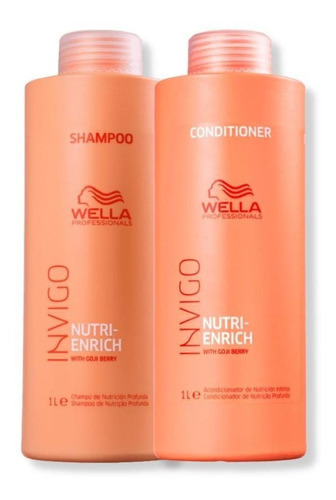  Kit Invigo Nutri-enrich Wella Shampoo + Condicionador