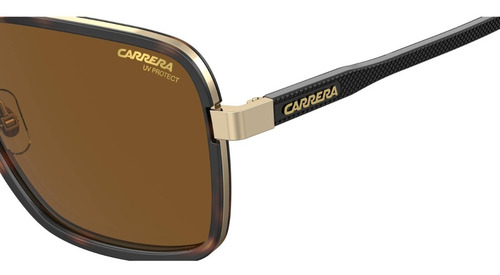 Lentes Carrera 256/s J5g (70) Dorado Havana Solar Lente Brown 70 Armazón Dorado Havana J5g