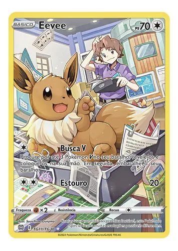 Kit Carta Pokémon Eevee Jolteon Vaporeon Flareon Original Pt