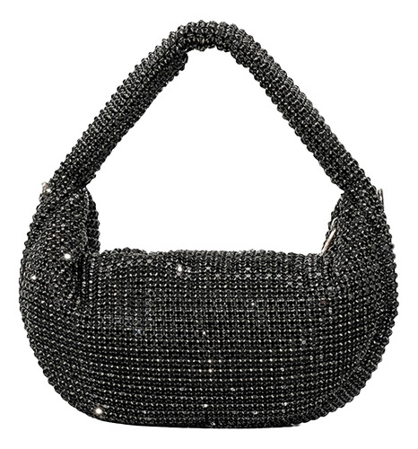 Bolso Hobo Bling Hobo Para Mujer, Elegante, Con Diamantes De