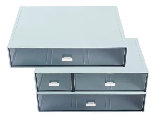 Comix Organizador de escritorio con 6 cajones cajones rectangulares de  escritorio almacenamiento de maquillaje de plástico organizador de  escritorio – Yaxa Costa Rica