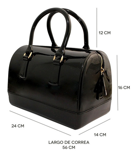 Imagen 7 de 7 de Bolsa Para Dama Mila De Plastico Impermeable Elegante Comoda