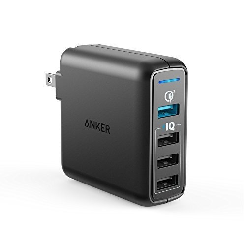 Anker Quick Charge 3.0 43.5w Cargador De Pared Usb De 4 Puer