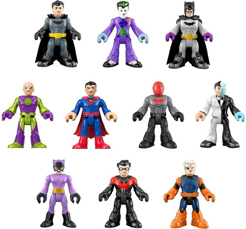 Figuras De Accion Batman Y Super Amigos Imaginext 