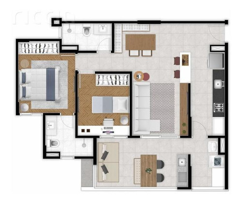 Imagem 2 de 15 de Apartamento - Jardim Sao Dimas - Ref: 1015 - V-ap1547