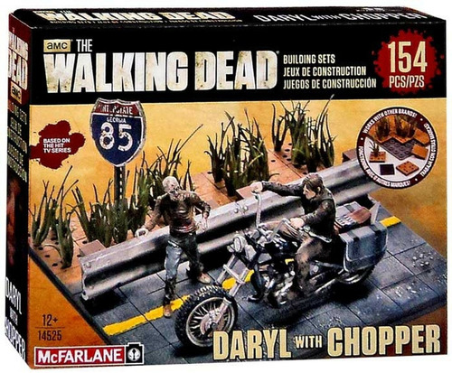 The Walking Dead Juego De Construcción Daryl With Chopper