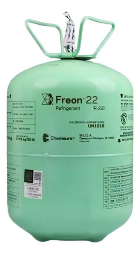 Garrafa de refrigerante R22 Chemours X 13,6 kg