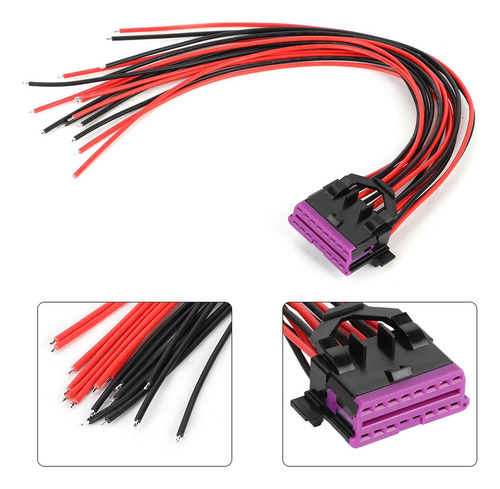 .. Cable De Conexión Obd2, Adaptador De Conector De 16