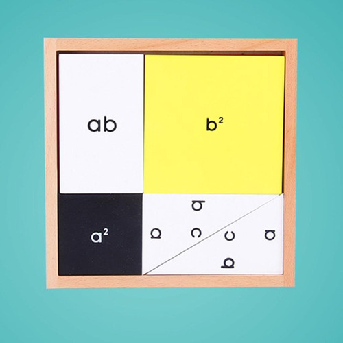 Juguete Montessori Tablero De Teorema De Pitágoras Material