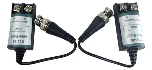 Video Balun Analogo Pasivo 1 Canal Cat5 Pack 2und