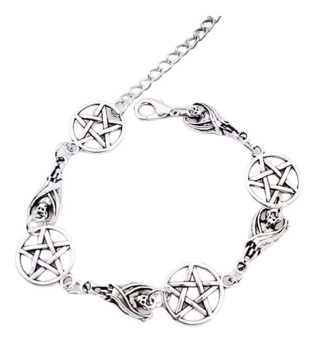 Pulsera, Manilla, Brazalete, Murciélagos, Pentagramas