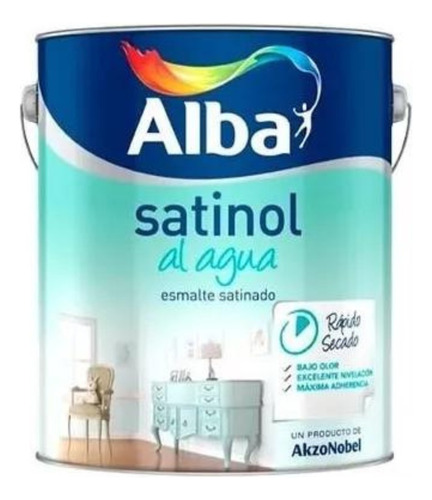 Satinol Esmalte Satinado Al Agua Blanco 1 Lts. - Deacero