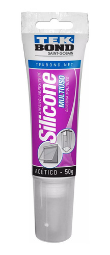 Silicon Multiuso Tekbond 50g Transparente