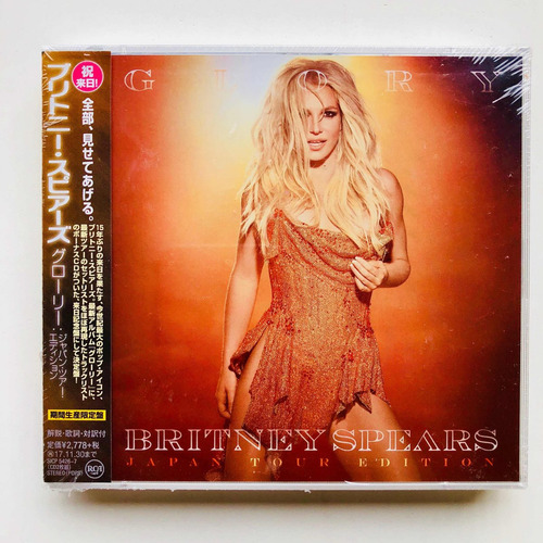 Britney Spears Glory Japon Tour Edition 2cd Edicion Limitada