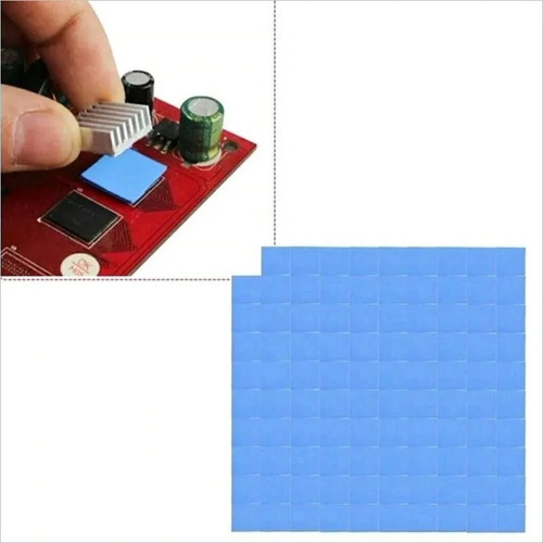 Almohadilla Térmica Pre Cortada Electrónic 100 X 100 X 0.5mm