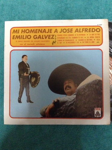 Lp Emilio Galvez Homenaje A Jose Alfredo Jimenez