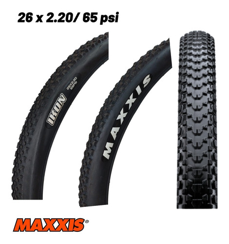 Caucho Maxxis Ikon 26x2.20 65 Psi - Envio Gratis