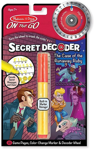 Melissa Doug On The Go Secret Decodificador Actividad Libr