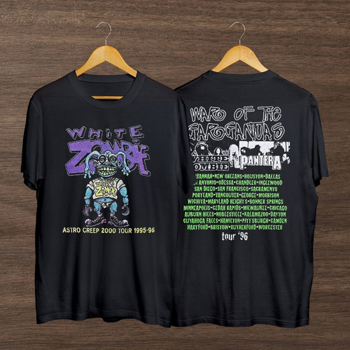 Polera Blanca Zombie Astro Creep 2000 Tour 1996