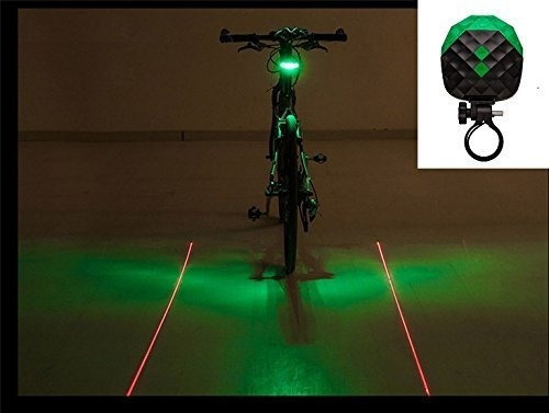 Bluesunshine 2 Laser 5 Led 7 Modos Iluminacion Super Bici