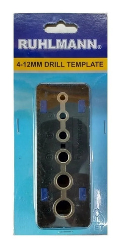 Imagen 2 de 5 de Plantilla Guia Centrador Agujeros 4-12 Mm Ruhlmann-51305