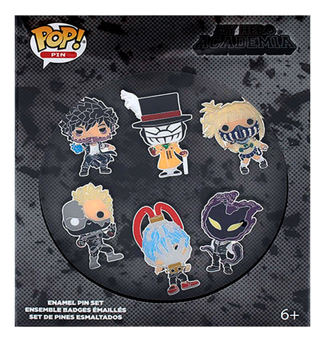 Funko Pop Pin: My Hero Academia - Set De Villanos 6 Pack