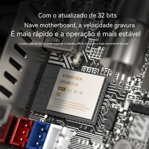 Gravador A Laser Atomstack A20 Pro 20 W + R3 Pro Rolo