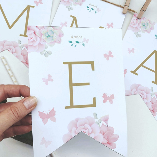 Imagen 2 de 7 de Kit Imprimible Mariposas Personalizado