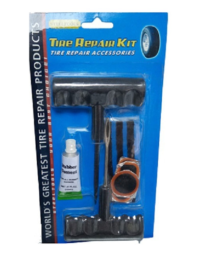 Kit Reparación Neumático Pinchazo 9 Pcs / Bmk