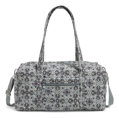 Vera Bradley Bolsa De Viaje Mediana De Algodon Para Mujer, P