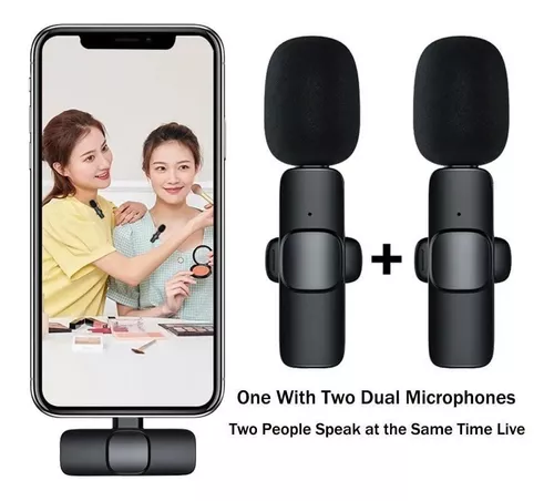 Microfono Inalambrico 2 Personas Para Celular Android Tipo-c