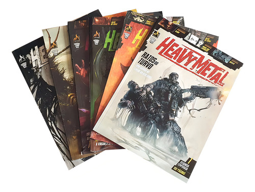 Heavy Metal: Segunda Temporada, De Pat Mills. Quadrinhos Heavy Metal, Vol. 6. Editorial Mythos, Capa Mole, Edição 1 Em Inglês, 2019