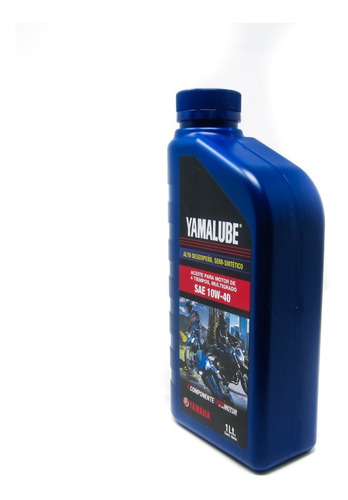 Imagen 4 de 5 de Aceite Yamalube 10w 40 Semi Sintetico Fuel Inyection 1 Litro