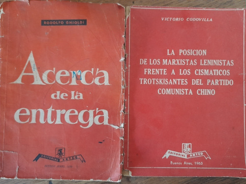 Partido Comunista Argentina X 2 1959/63 Ghioldi Codovilla E2