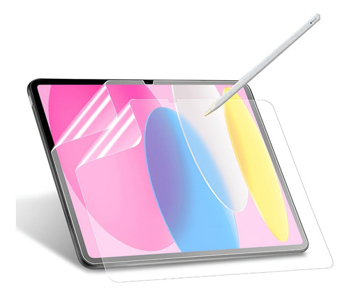 2 Micas Protector Pantalla Para iPad 10 Gen Textura Papel