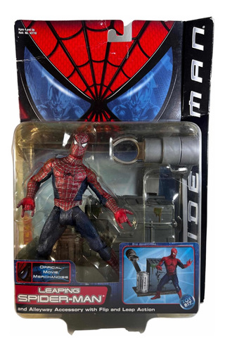 Spiderman 2002 Toybiz Leaping Spiderman 